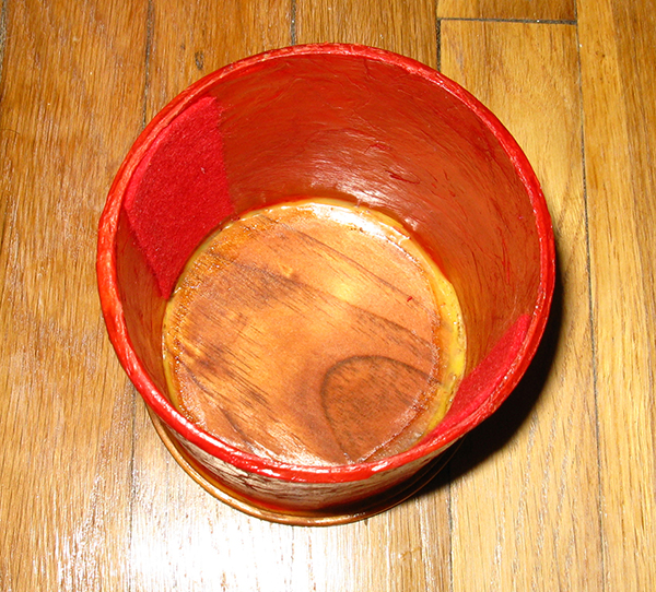 Case Top Interior View